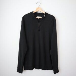 Peter Millar 1/4 Zip Pima Cotton Golf Sport Pullover | L